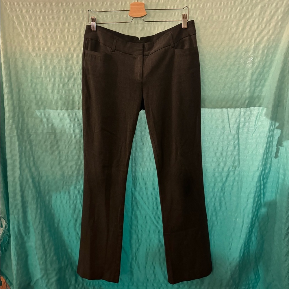 Express - dress pants - size 8 regular - grey - medium weight fabric - boot cut